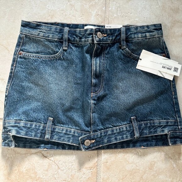 Zara Dresses & Skirts - Zara, Denim, Mid-rise, short skirt